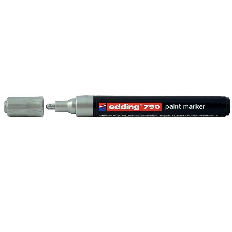 Маркер edding Paint e-790/13, 2-3 мм круглий срібний